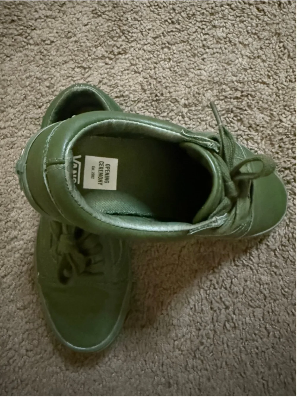 Women's Vans Opening Ceremony Old Skool Sneakers Green US 7